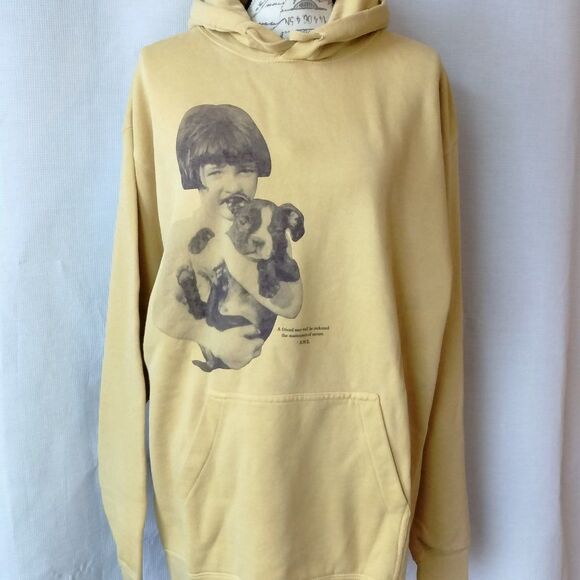 My Best Friend NEW Gold Pullover Hoodie UNISEX Comfort Colors MEDIUM or LARGE - Picture 5 of 8